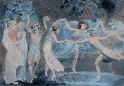 William Blake Oberon, Titania and Puck with Fairies Dancing Spain oil painting artist